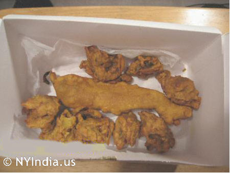 Bengali Sweet Shop Pakora image © NYIndia.us