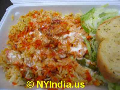 Biryani Cart NYC Veg Biryani