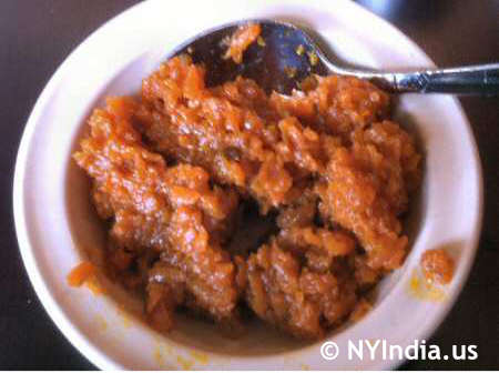 Carrot Halwa image © NYIndia.us