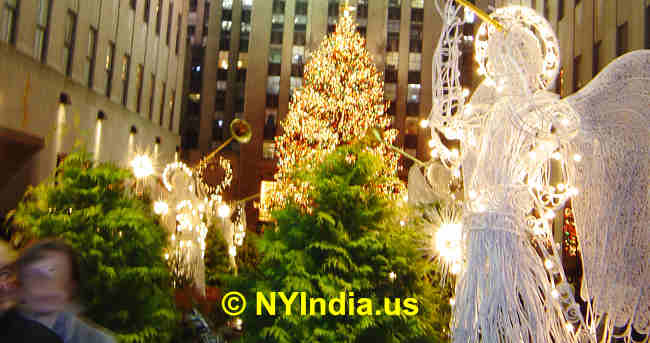 Rockefeller Center Christams Tree Lighting © NYIndia.us.