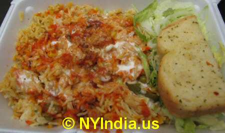 Vegetable Biryani image © NYIndia.us