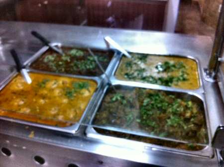 punjabi tadka buffet station © nyindia.us