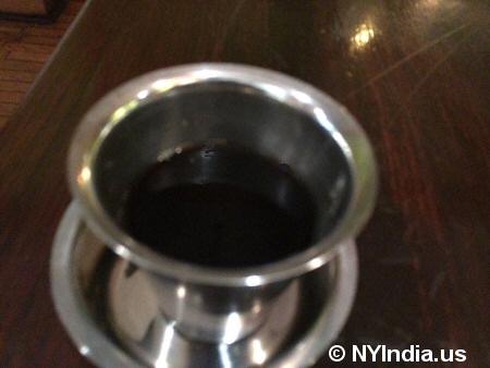 Adyar Ananda Bhavan NYC Coffee © nyindia.us