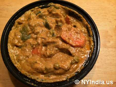 Bengal Tiger NYC Indian Restaurant - Horrid Chicken Curry