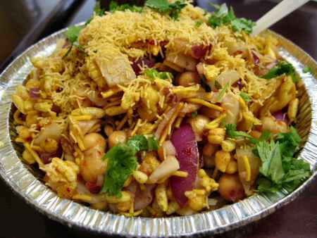 bombay chat bombay Bhelpuri Chaat © NYIndia.us