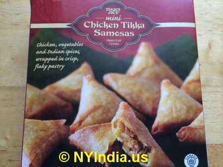 Trader Joe's NYC Chicken Tikka Samosa image © NYIndia.us