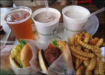 Shake Shack Fries, Burgers